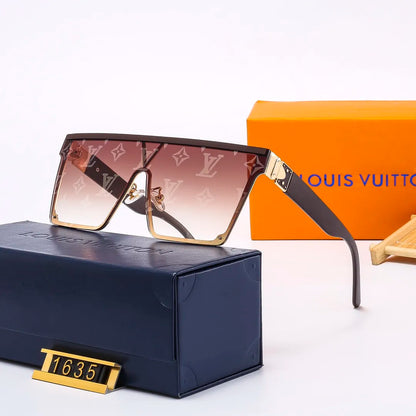 2026 New Fashion One Piece Watermark Square Sunglasses