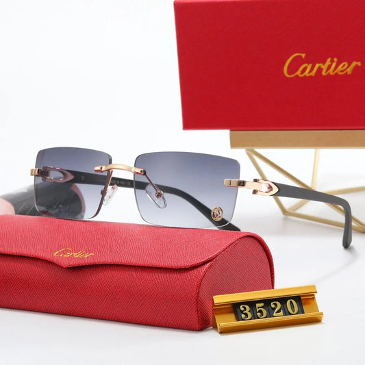 2026 7-color fashion CAR letter polarized sunglasses