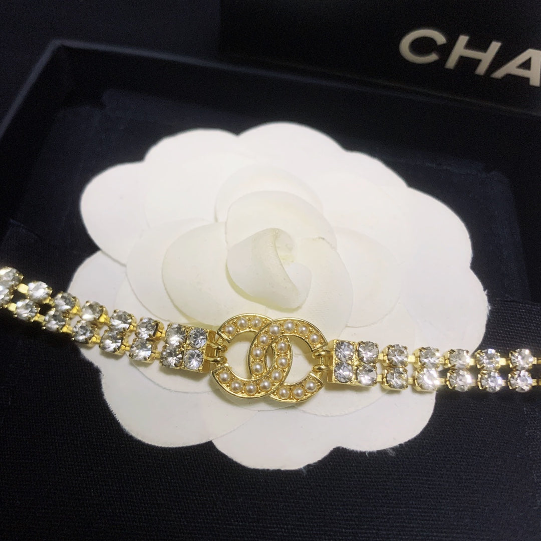 Double Crystal Diamond Bracelet