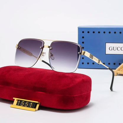 2026 Classic Square Metal Frame Sunglasses