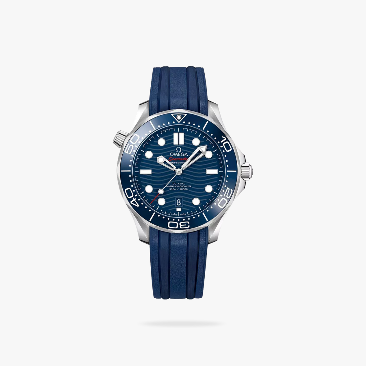 Celestial Seafarer Diver 300M 42mm Steel On Rubber Strap Blue Dial 5386