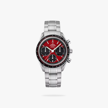 Celestial Racing Chronograph 40mm Steel On Steel Red Dial 4262