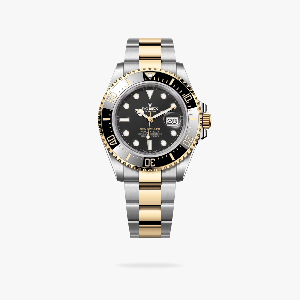 Regency Sea Dual Time 43 mm Timeless Black ceramic Bezel Bright black Dial 126603 6654