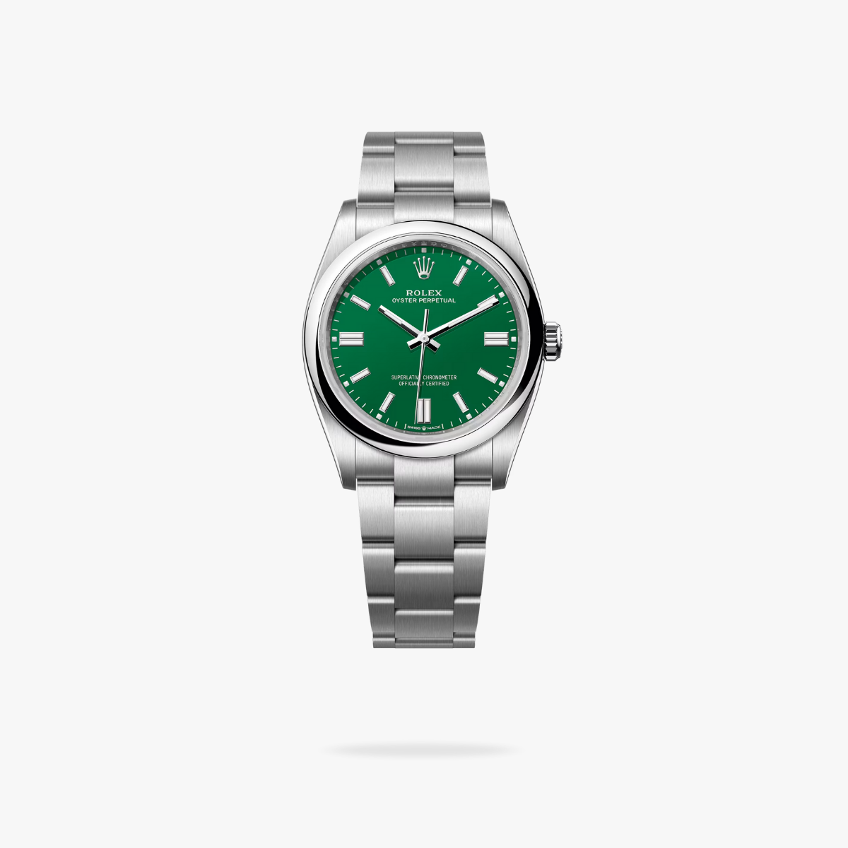 Regency Timeless Perpetual 36 mm Timeless Trapeze Bezel Green Dial 126000 6184