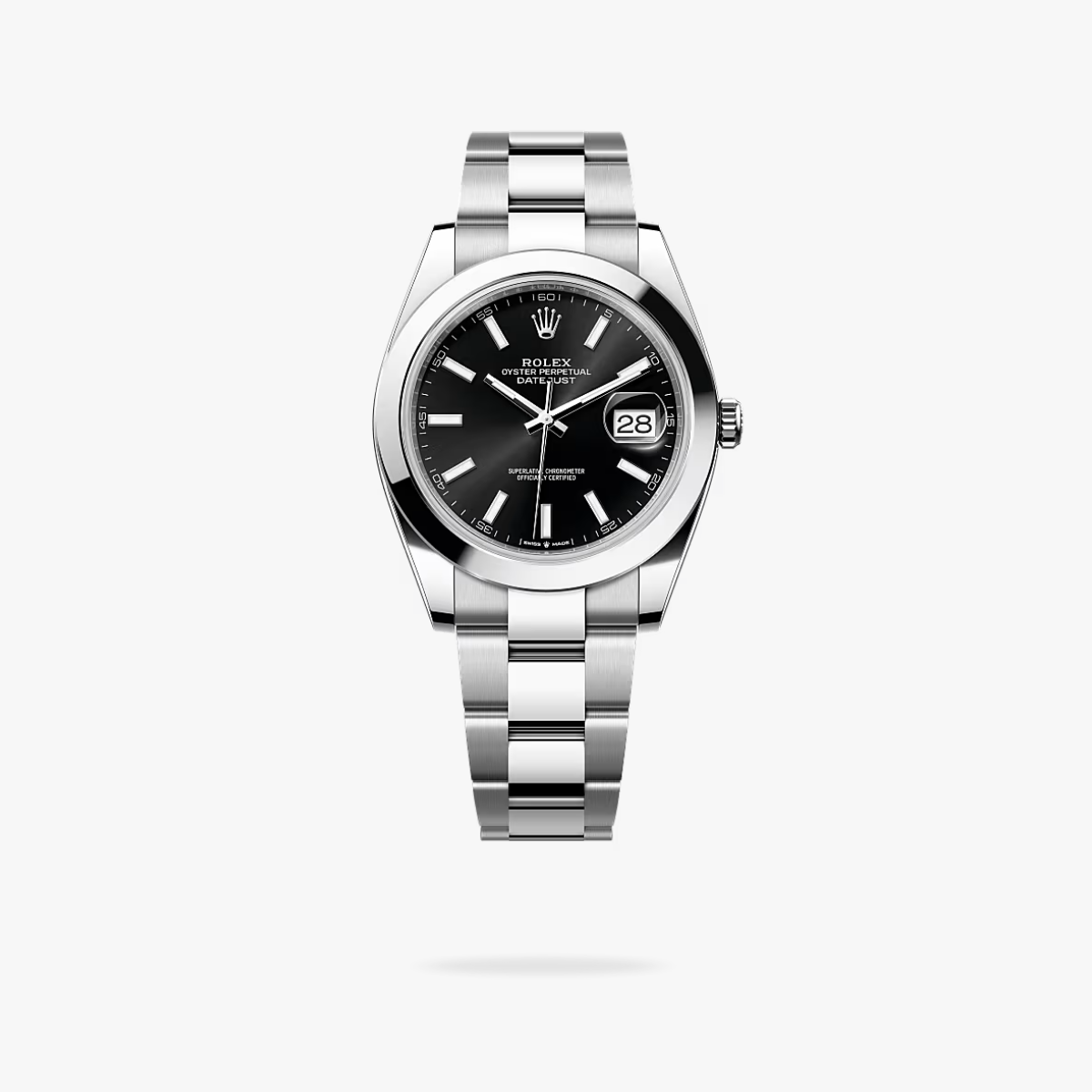 Regency Classic Date 41 mm Timeless Smooth Bezel Bright black Dial 126300 6457