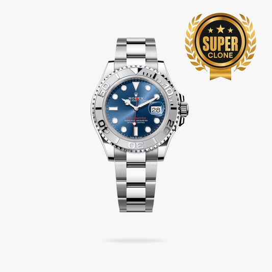 [Super Clone] Regency Marine Master 40 mm Timeless Silver Bezel Bright blue Dial 126622 3810