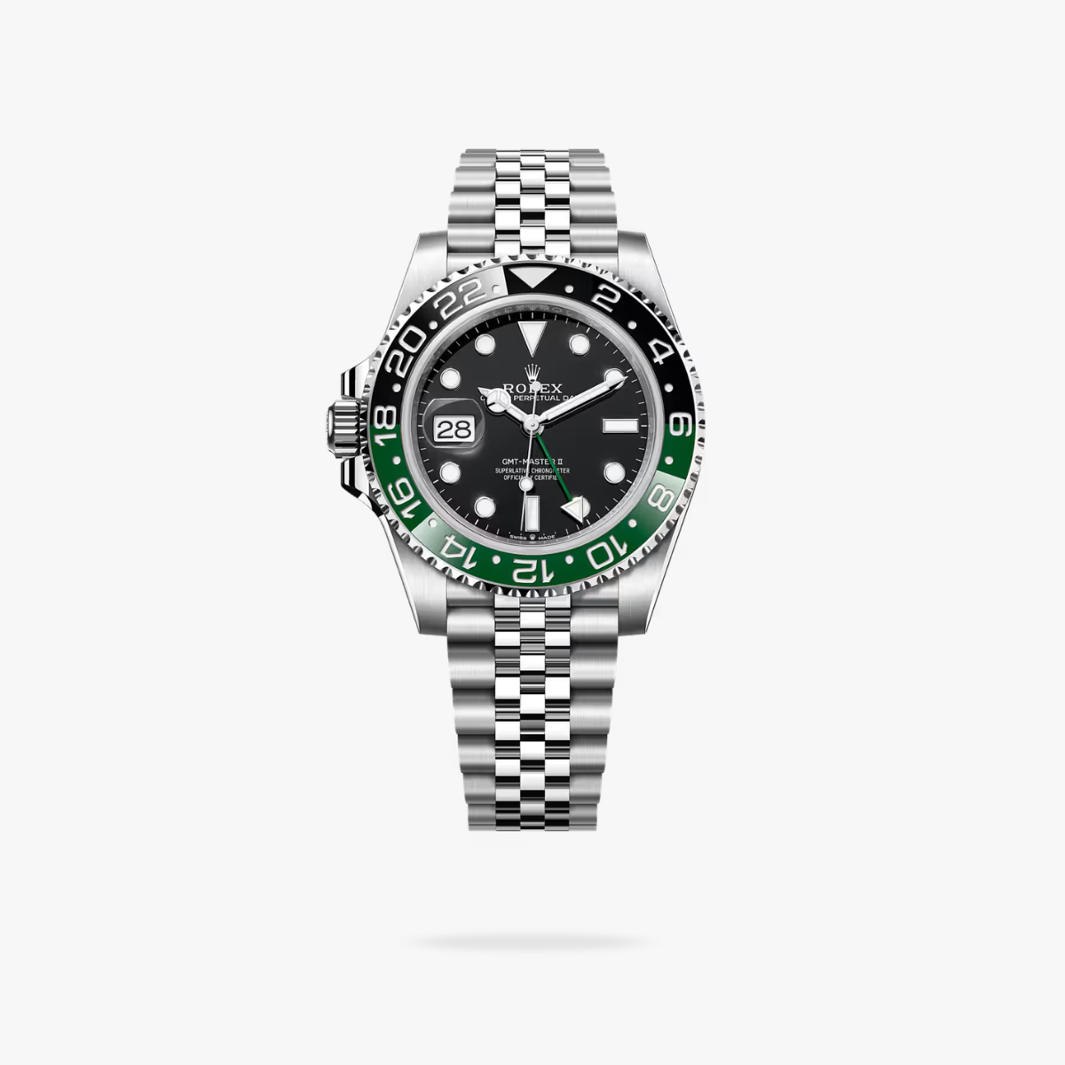 Regency Traveller Traveller 40 mm Timeless Black and green Bezel Black Dial 126720VTNR 3160