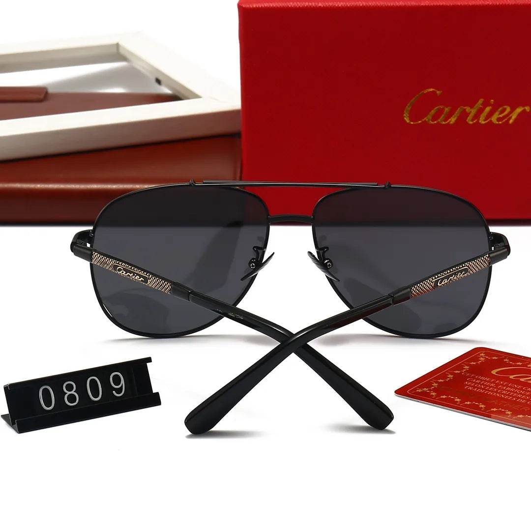 2026 Neutral Polarized Double Bridge Sunglasses