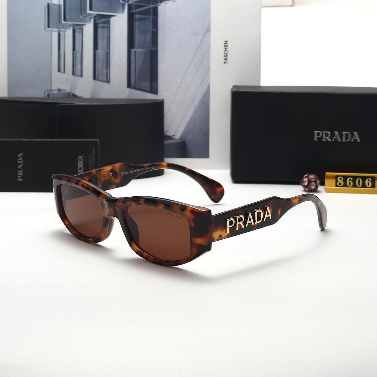 2026 5 colors thin frame sunglasses  8606