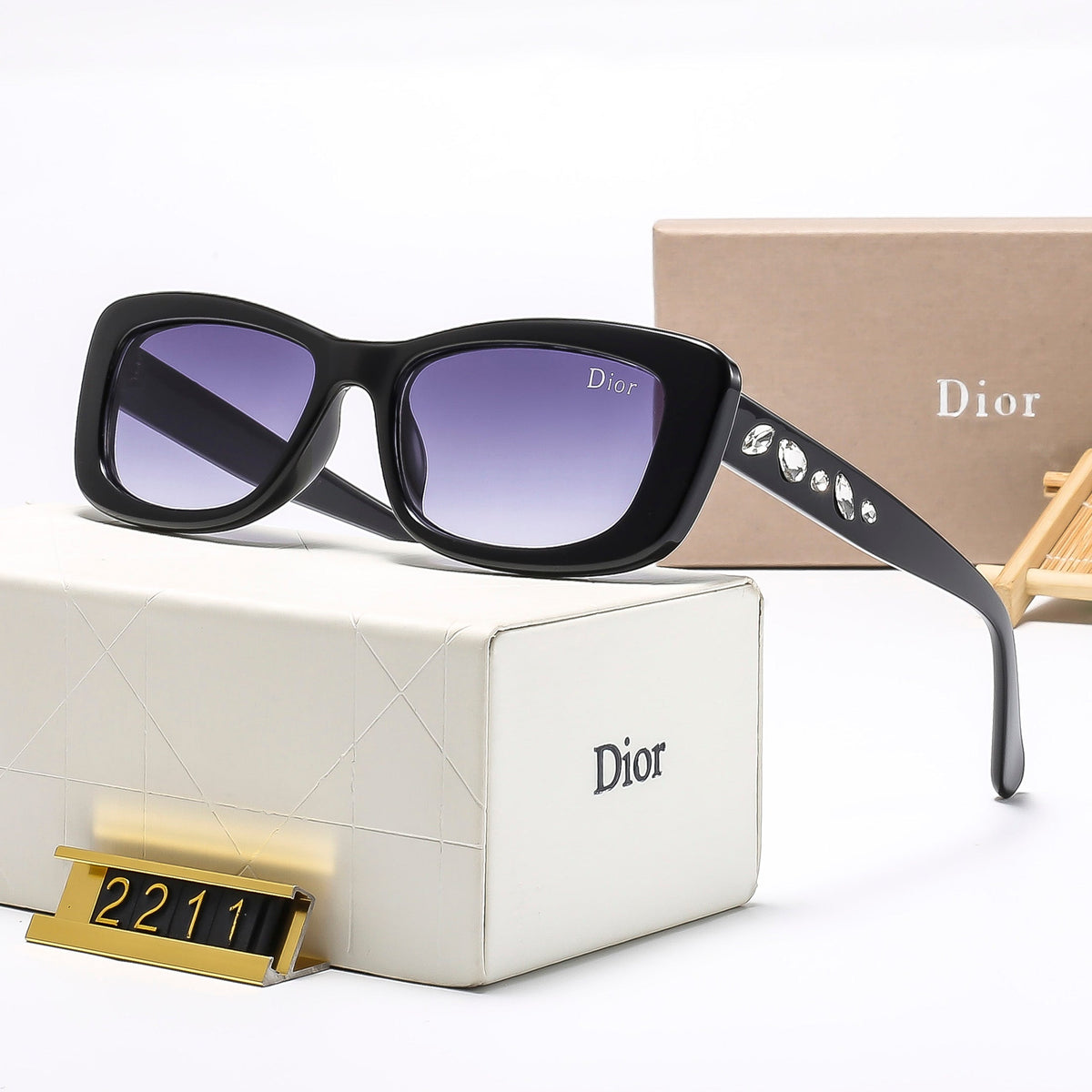 2026 6 colors trendy HD lens sunglasses  2211