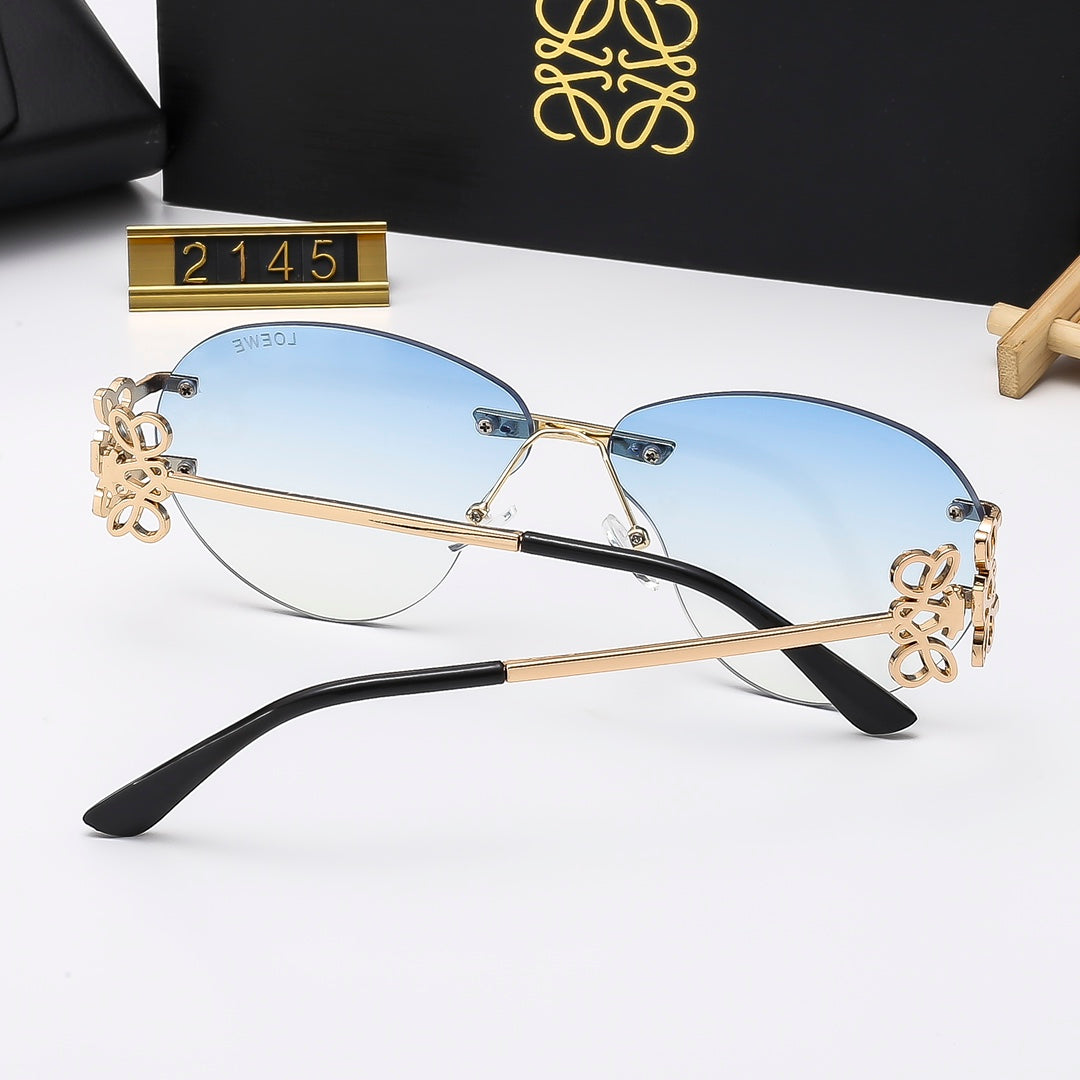 2026 Multicolor trendy plain sunglasses  2145