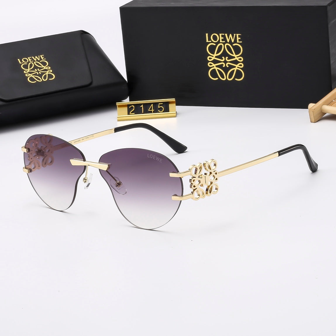 2026 Multicolor trendy plain sunglasses  2145