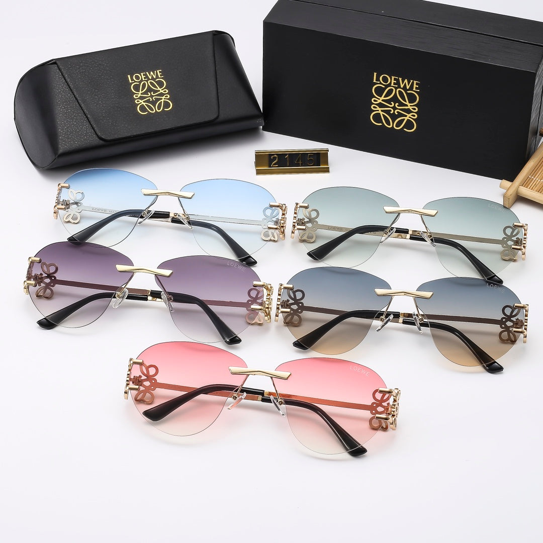 2026 Multicolor trendy plain sunglasses  2145