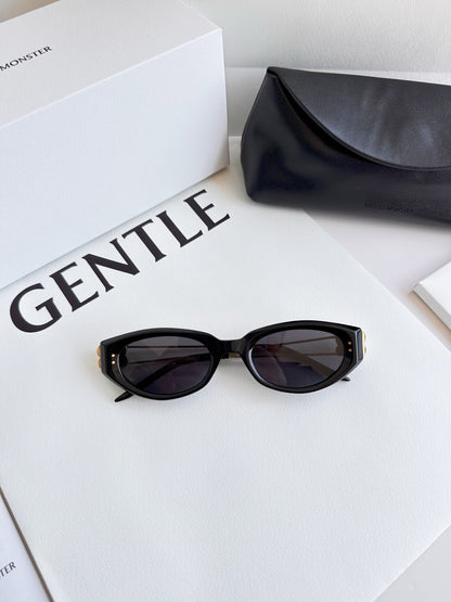 2025 Cat-eye sunglasses with high-definition nylon lenses and metal temples