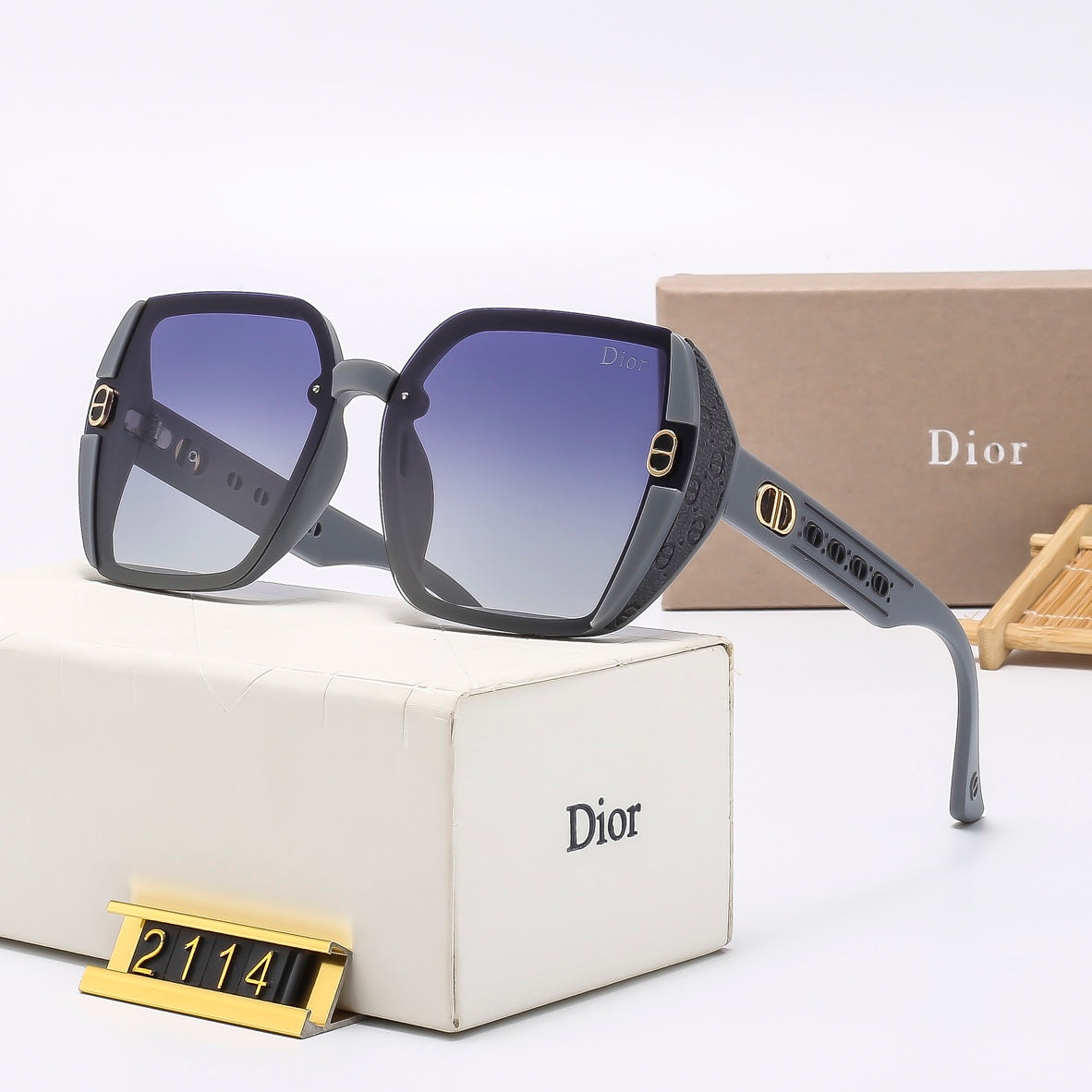 2026 5-color high-end UV protection sunglasses 2114