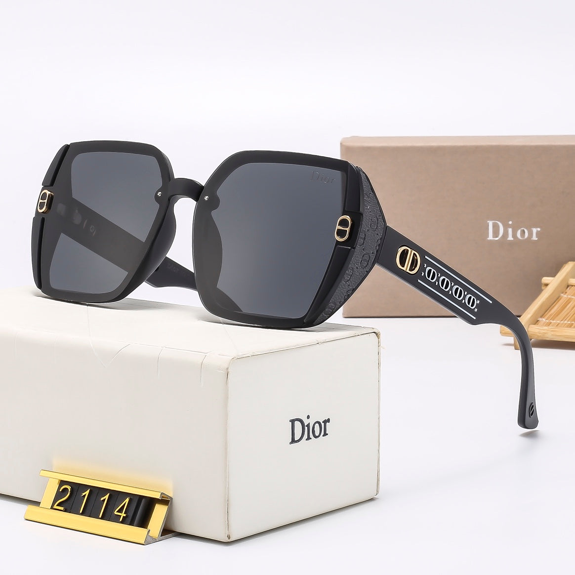 2026 5-color high-end UV protection sunglasses 2114