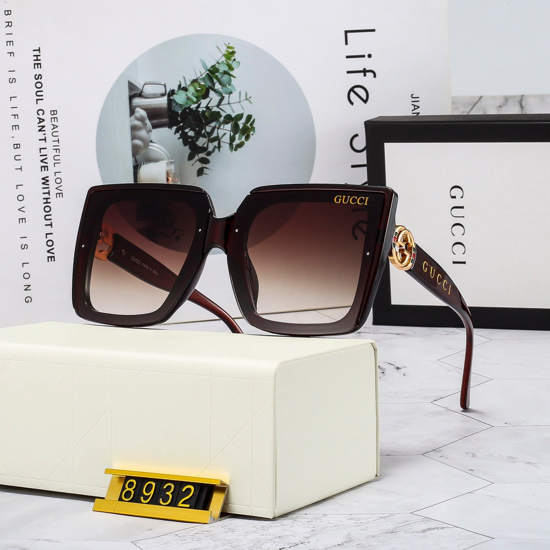2026 4 Colors Korean Style Large Accessories Fashion Sunglasses 8932