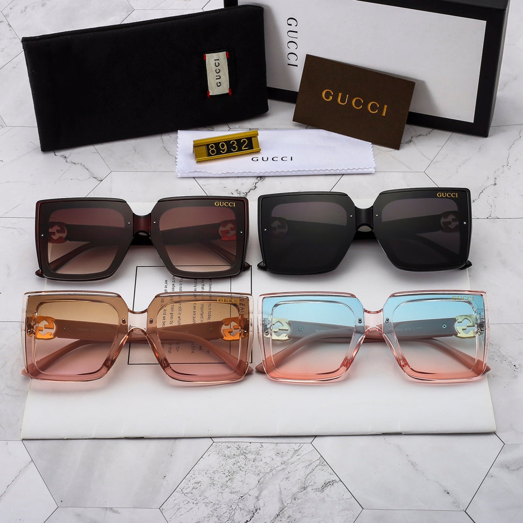 2026 4 Colors Korean Style Large Accessories Fashion Sunglasses 8932
