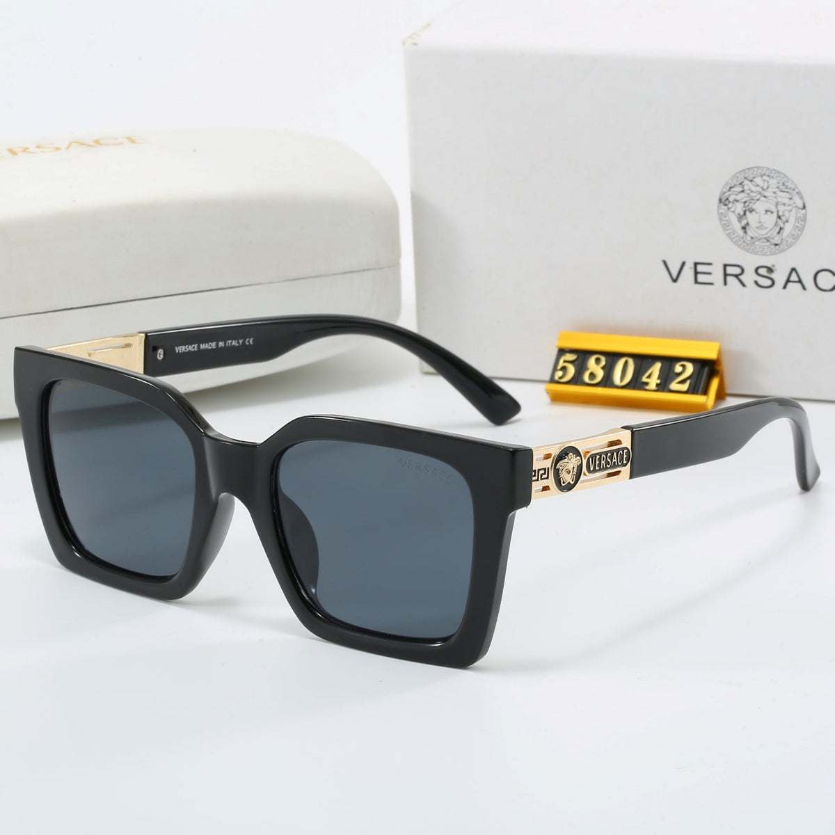 2026 5 Color Trendy Square Frame Sunglasses  58042