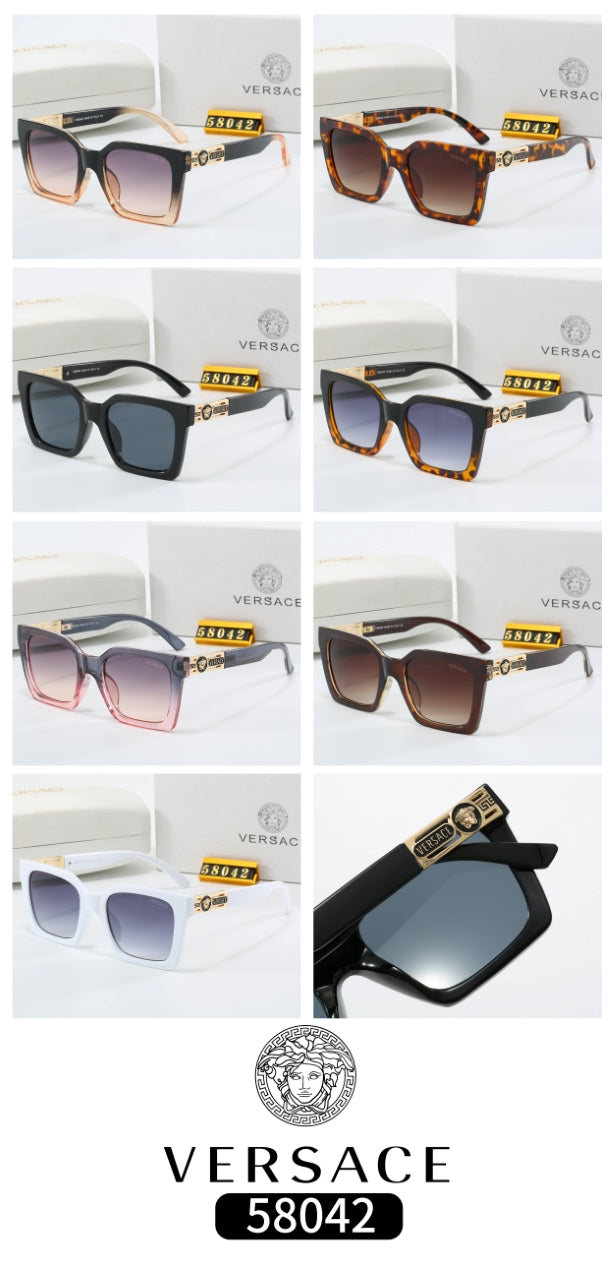 2026 5 Color Trendy Square Frame Sunglasses  58042