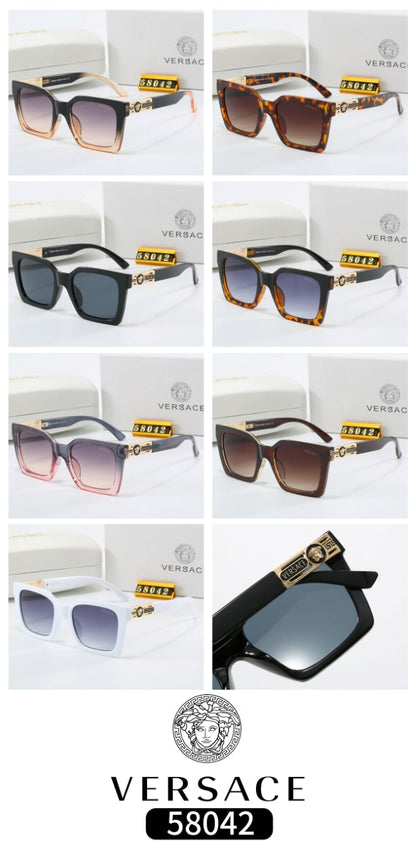 2026 5 Color Trendy Square Frame Sunglasses  58042