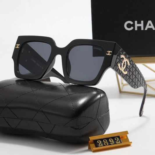 2026 6 Colors Fashion Frame Big LOGO Sunglasses  2892