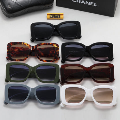 2026 7 colors high-end UV protection sunglasses  8377