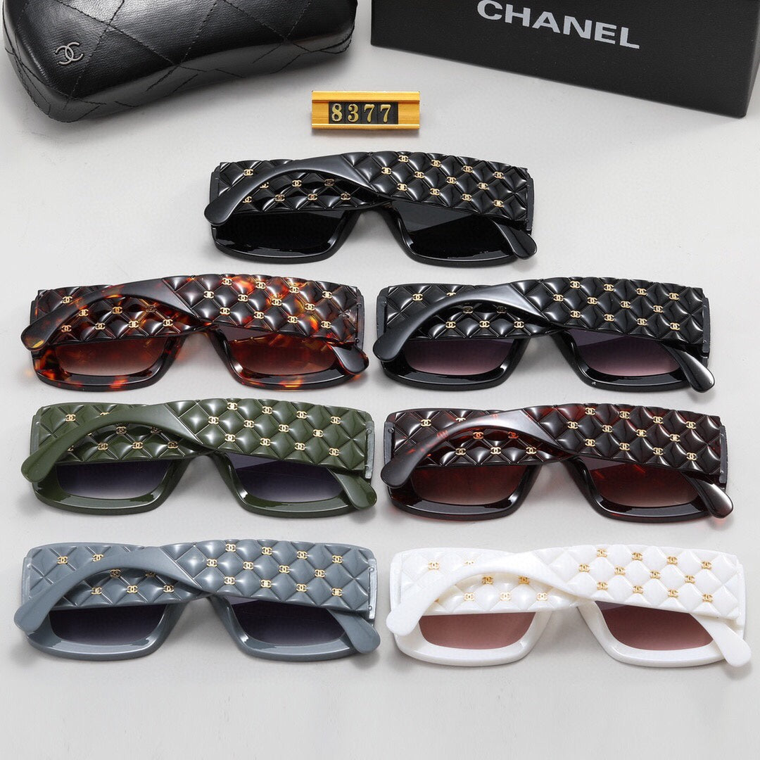 2026 7 colors high-end UV protection sunglasses  8377