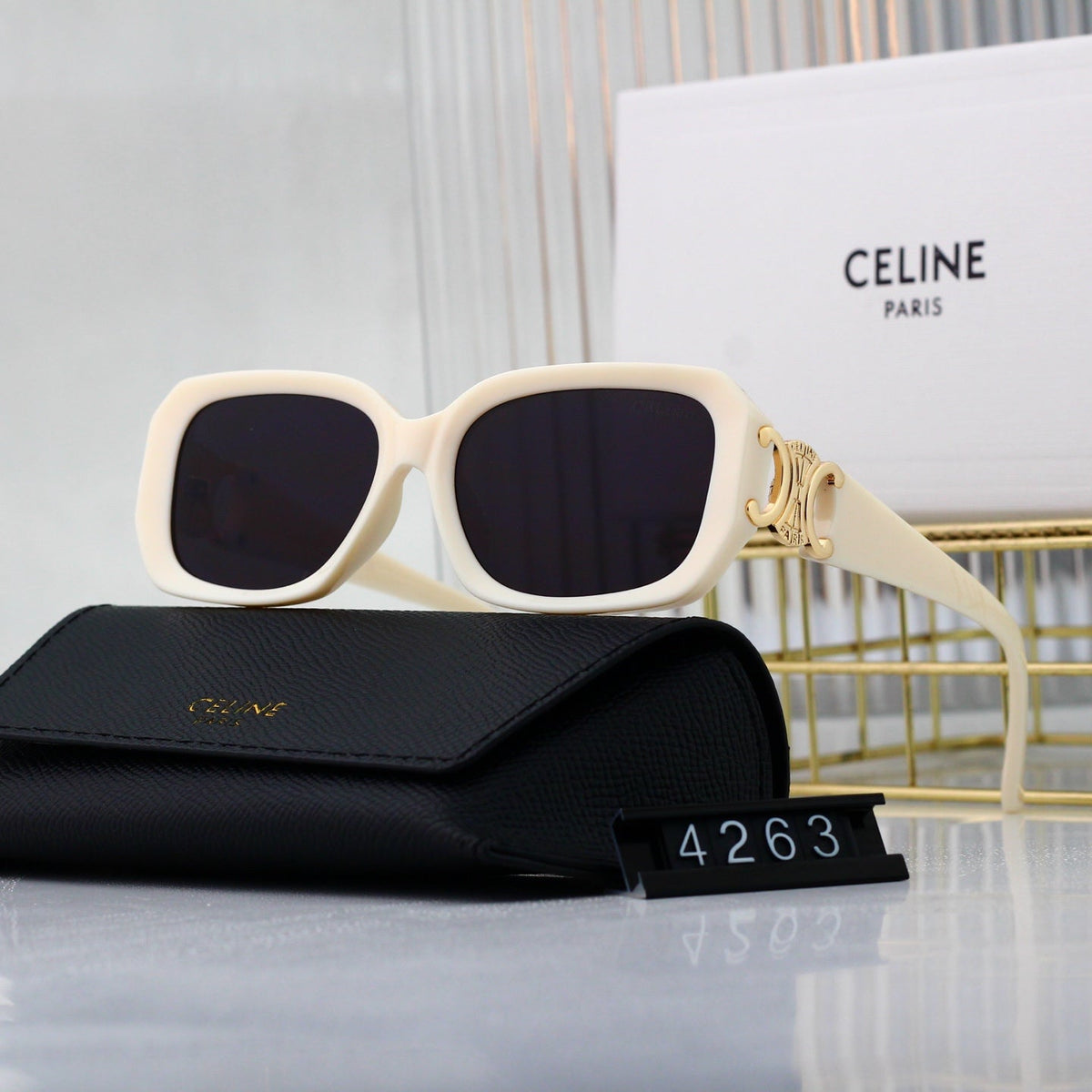 2024 5 Color Trendy Fashion Sunglasses 4263
