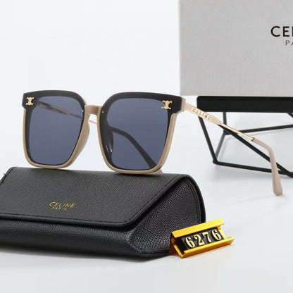 2026 5 Colors Fashion Metal Temple Sunglasses  6276