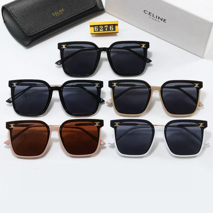 2026 5 Colors Fashion Metal Temple Sunglasses  6276