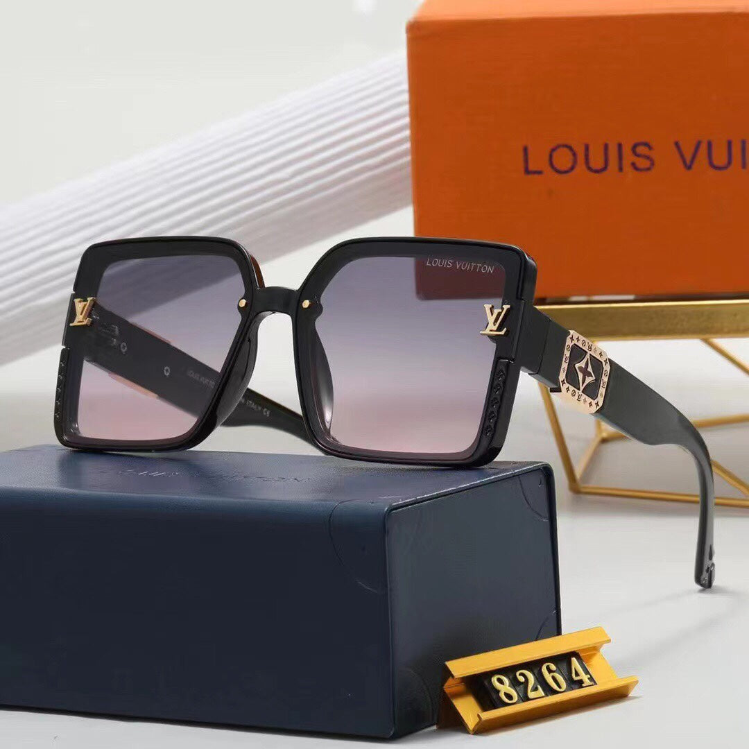 2024 7 colors high-end square frame sunglasses  8264