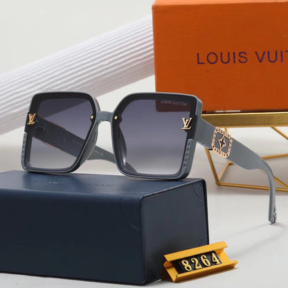 2024 7 colors high-end square frame sunglasses  8264