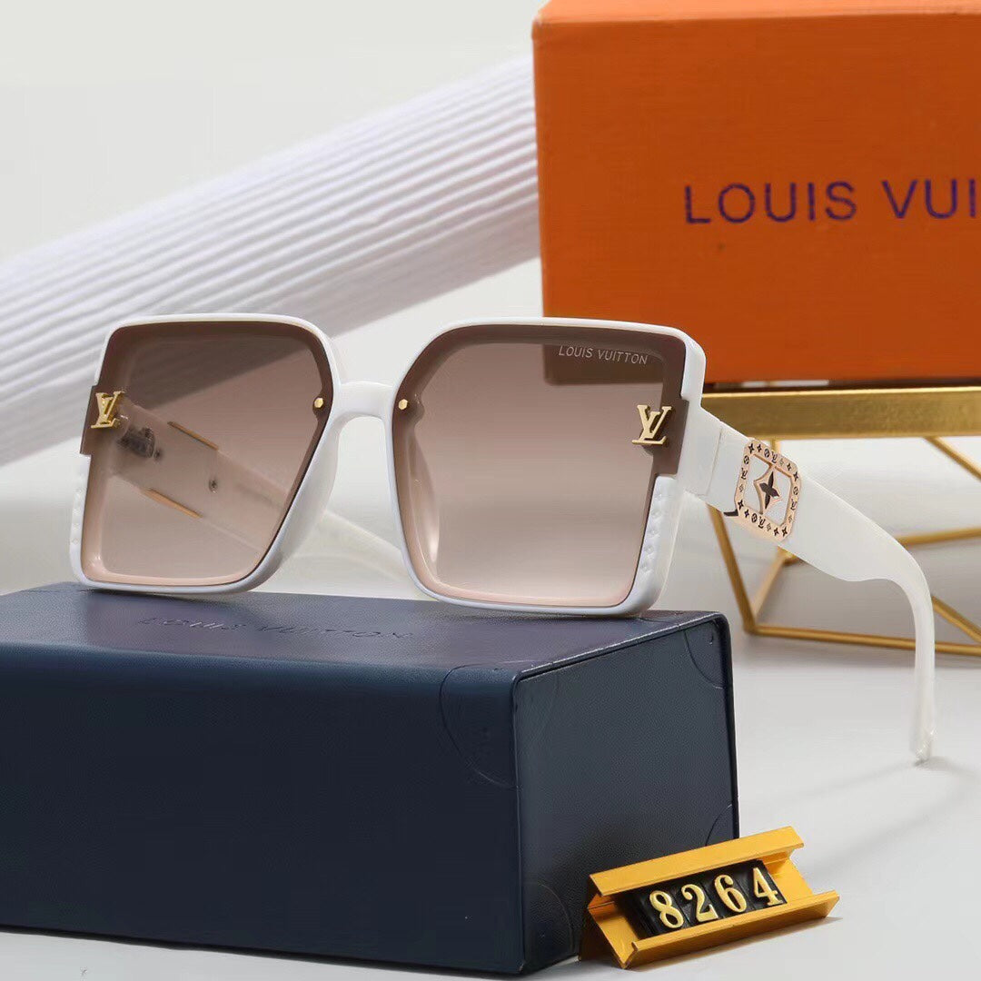 2024 7 colors high-end square frame sunglasses  8264