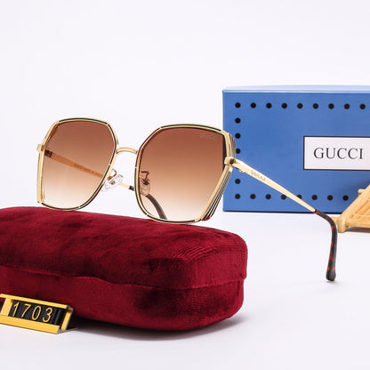 2026 4-color trendy plain sunglasses   1703