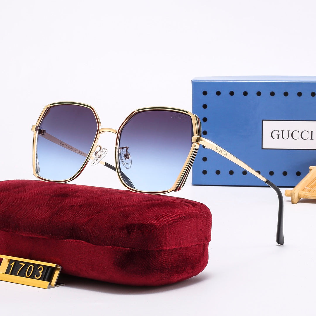 2026 4-color trendy plain sunglasses   1703