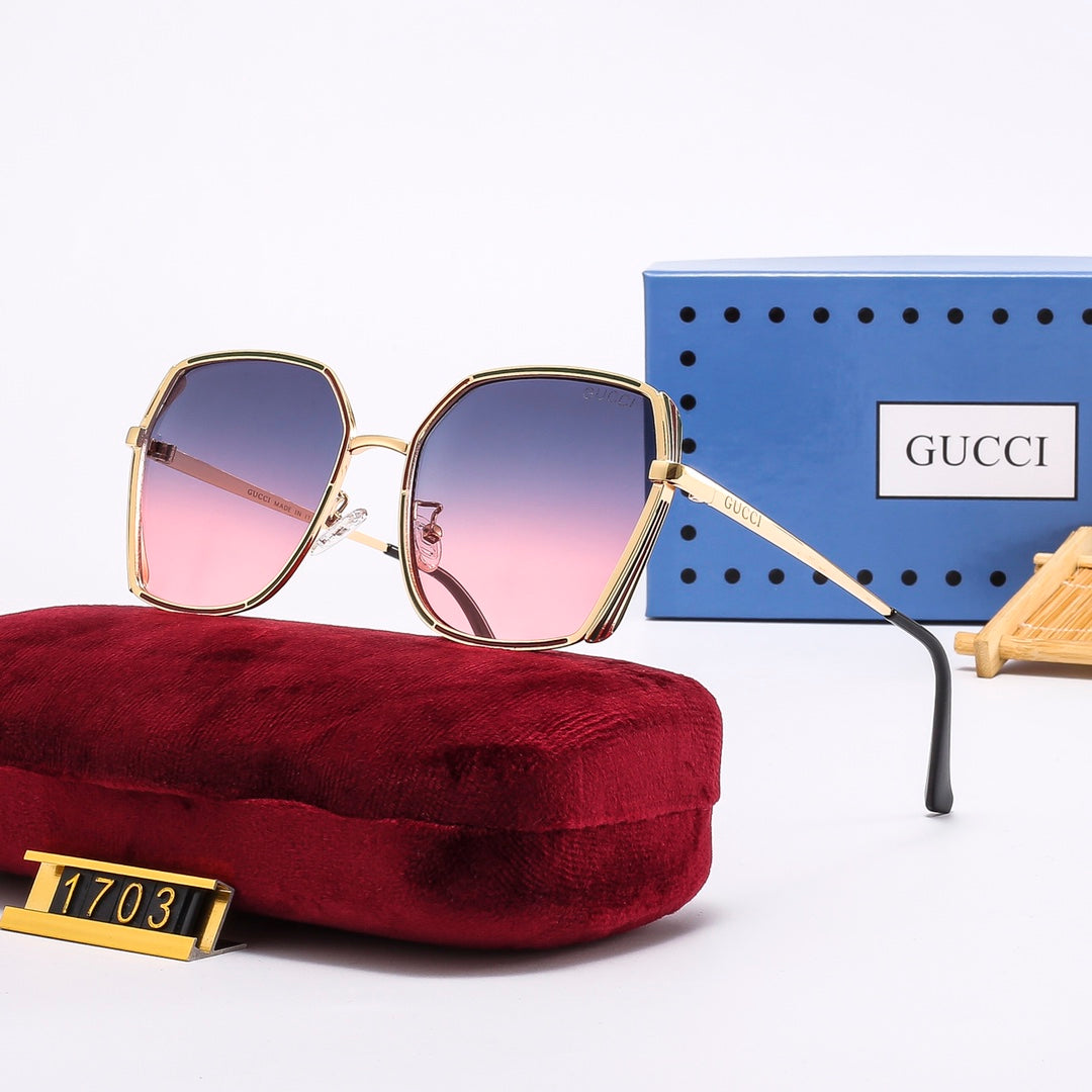 2026 4-color trendy plain sunglasses   1703