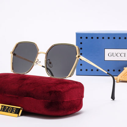 2026 4-color trendy plain sunglasses   1703