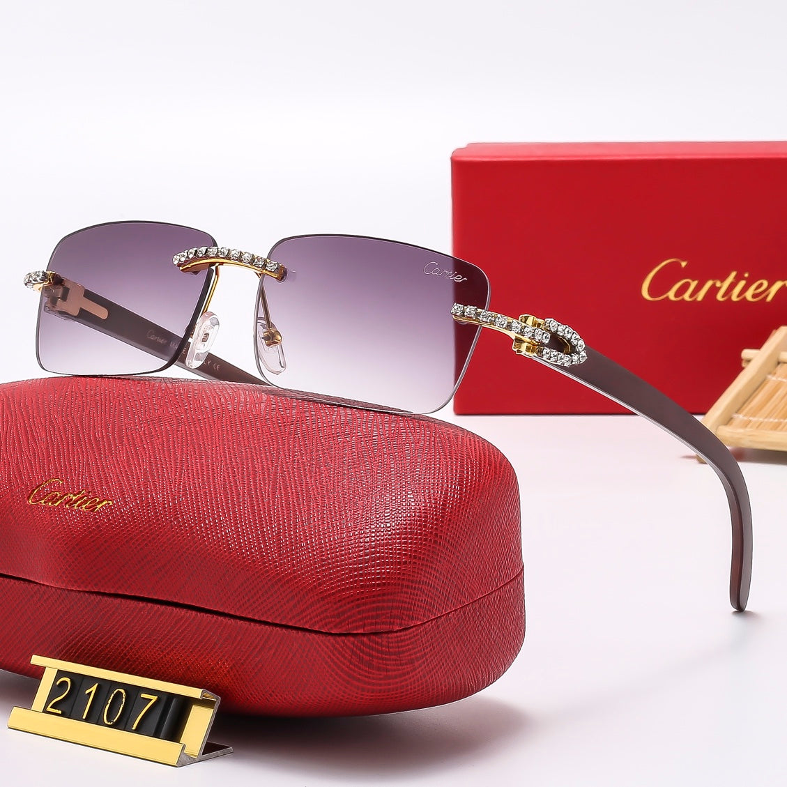 2026 6 colors new style sunglasses for men and women 2107