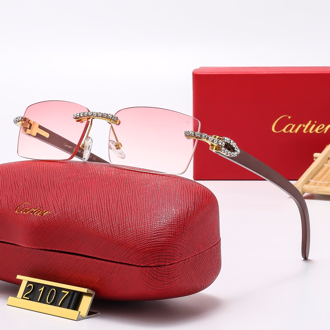 2026 6 colors new style sunglasses for men and women 2107