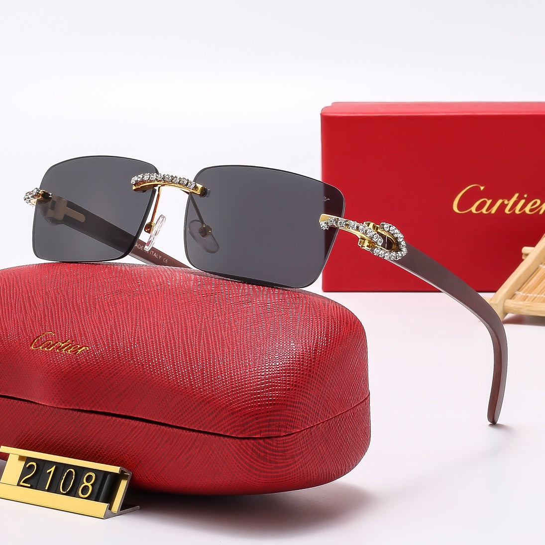 2026 6 colors new style sunglasses for men and women 2107