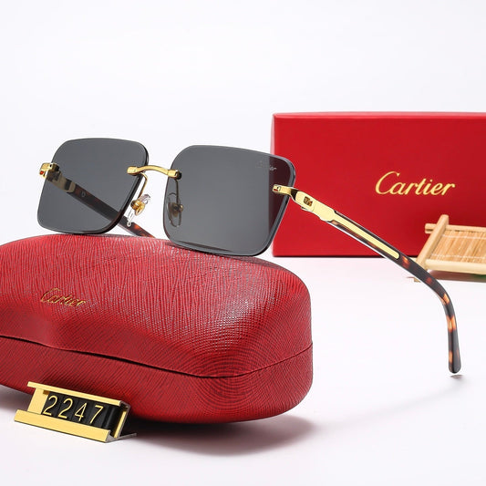 2025 5 colors new frameless plain sunglasses 2246