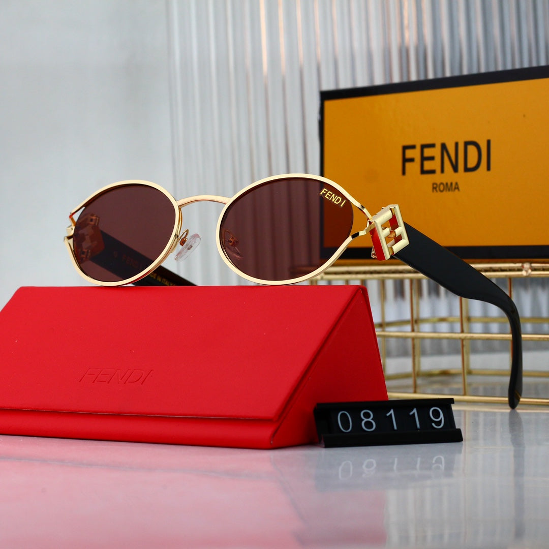 2026 New curved nylon high-definition lens sunglasses, half-frame design shows elegance