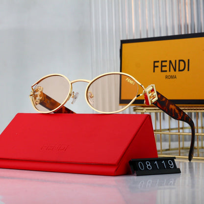 2026 New curved nylon high-definition lens sunglasses, half-frame design shows elegance