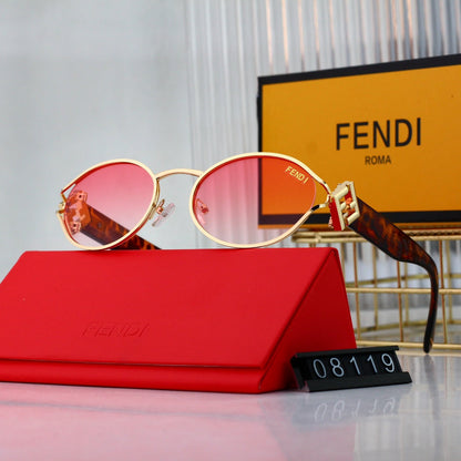 2026 New curved nylon high-definition lens sunglasses, half-frame design shows elegance