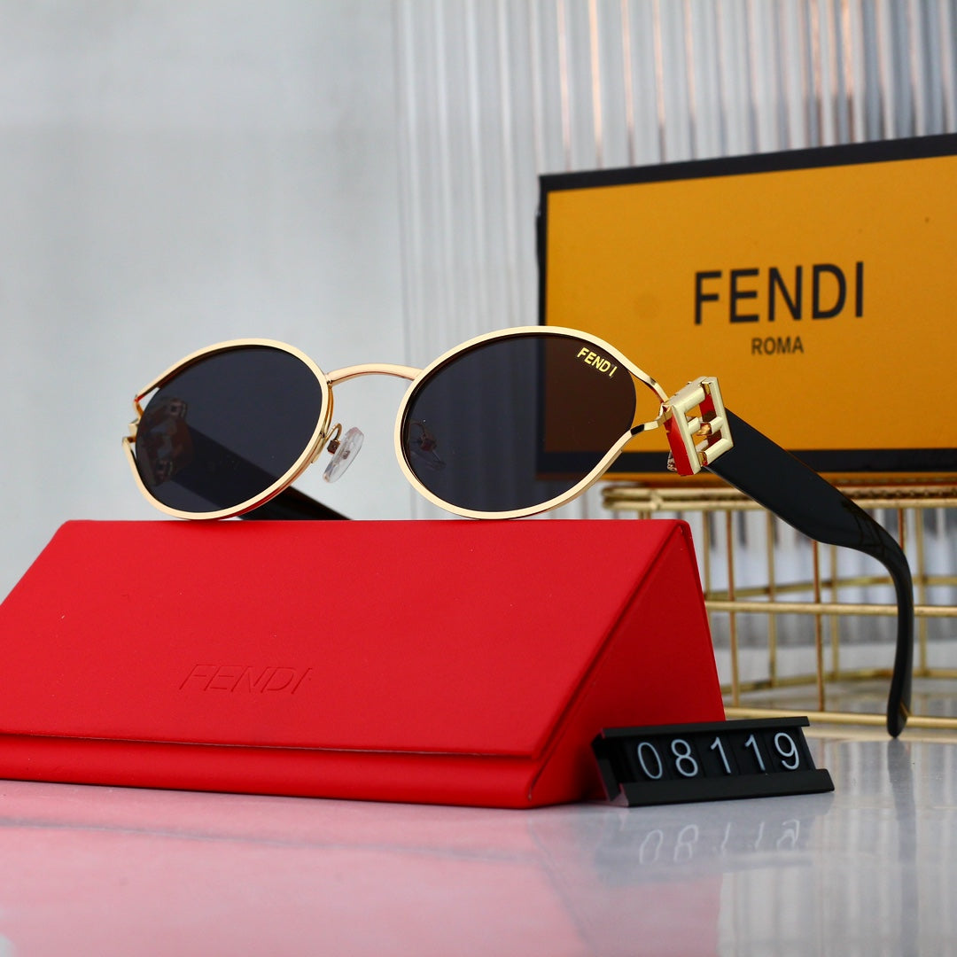2026 New curved nylon high-definition lens sunglasses, half-frame design shows elegance