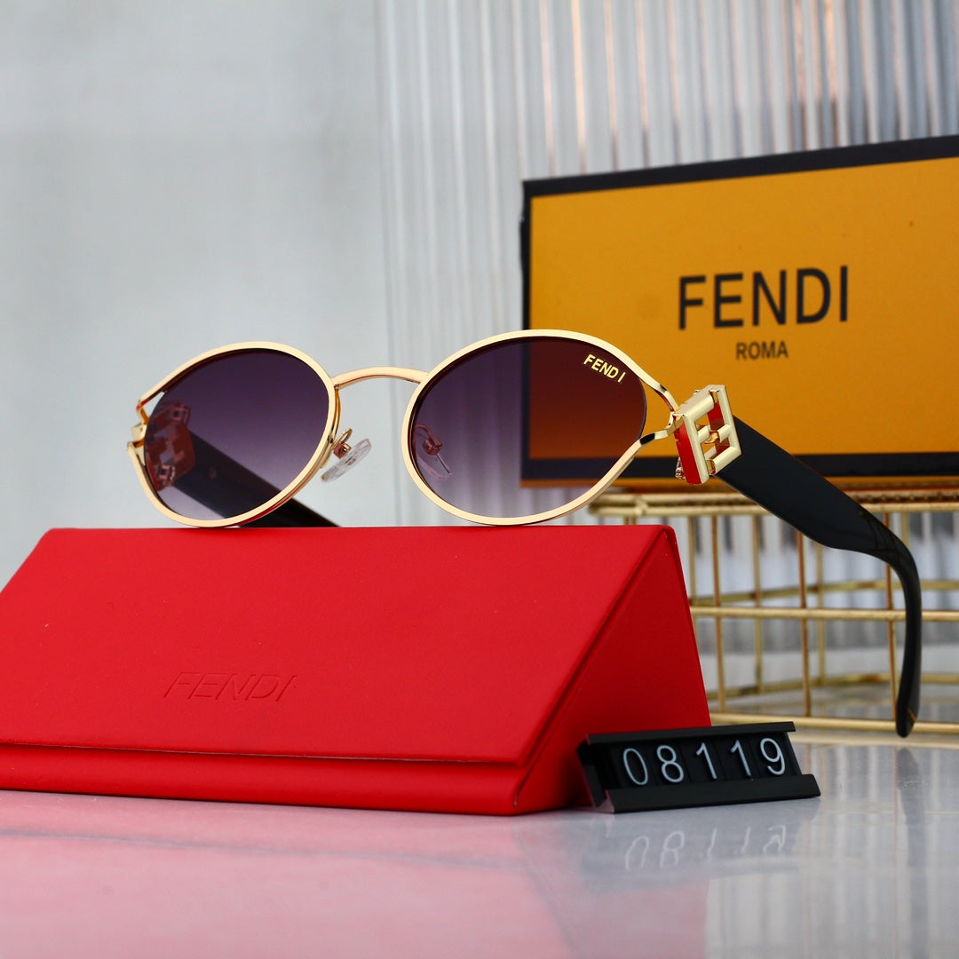 2026 New curved nylon high-definition lens sunglasses, half-frame design shows elegance