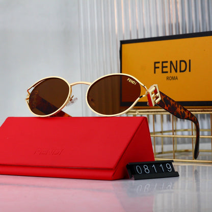 2026 New curved nylon high-definition lens sunglasses, half-frame design shows elegance