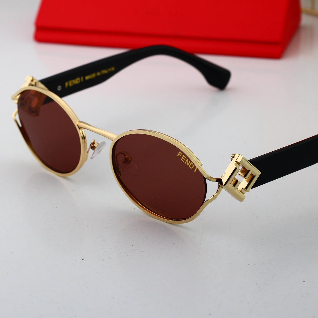 2026 New curved nylon high-definition lens sunglasses, half-frame design shows elegance