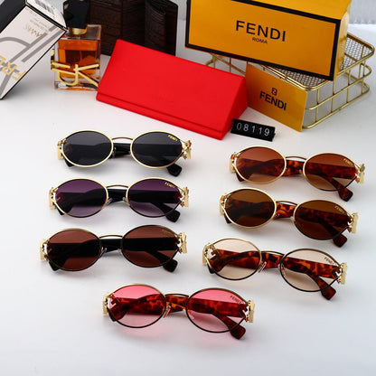 2026 New curved nylon high-definition lens sunglasses, half-frame design shows elegance